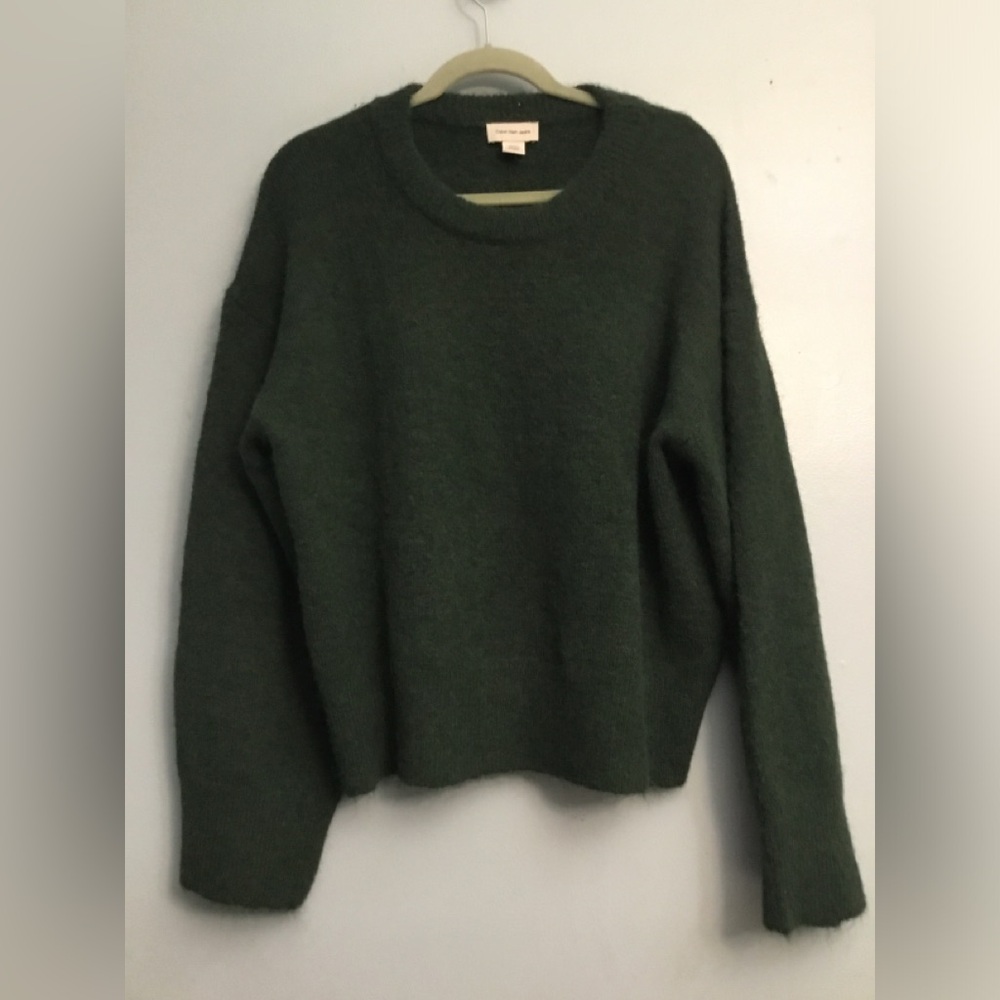 Calvin Klein Deep Green Crew Neck Sweater